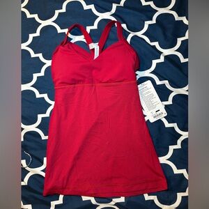 NWT Lululemon Wrap it Up Tank Red 4